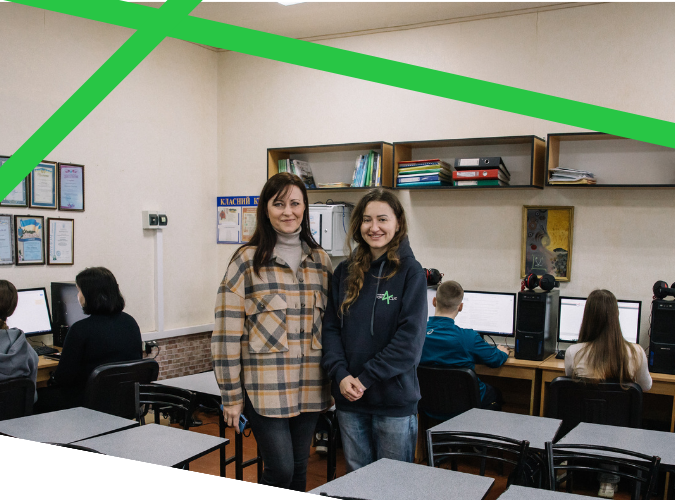 Компʼютерний клас у Дергачах